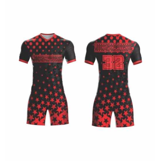 Sublimation men’s football kit sets – club practice shirts, children’s custom sportswear, French style