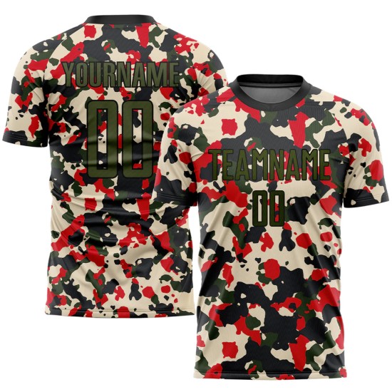 Buy custom short-sleeve football uniforms – new sublimation design