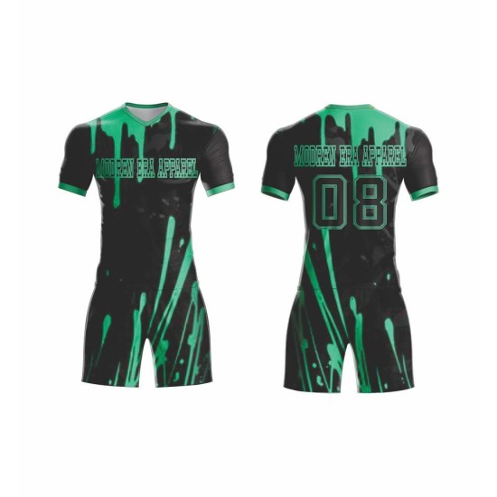 Sublimation men’s football kit sets – club practice shirts, children’s custom sportswear, French style