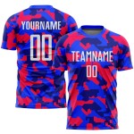 Adult custom football training wear – quick-dry short-sleeve, 100% polyester, stretchy & breathable, new design with digital print