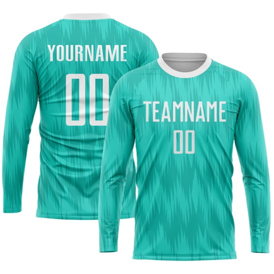 Custom-name and logo-printed long-sleeve football jerseys – latest design, prices inspired by France
