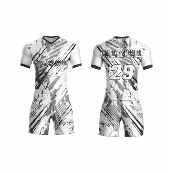 High-quality custom sublimation football kits – comfortable breathable jerseys, custom names, garment dyeing technology