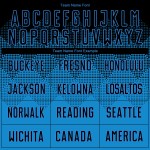 Jersey Uniform Blue Black Sublimation Soccer Custom