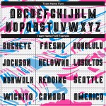 Soccer Sublimation Figure Custom Uniform Jersey Black-Pink