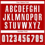 Jersey Fashion Uniform Soccer White-Black Red Custom Sublimation Fade